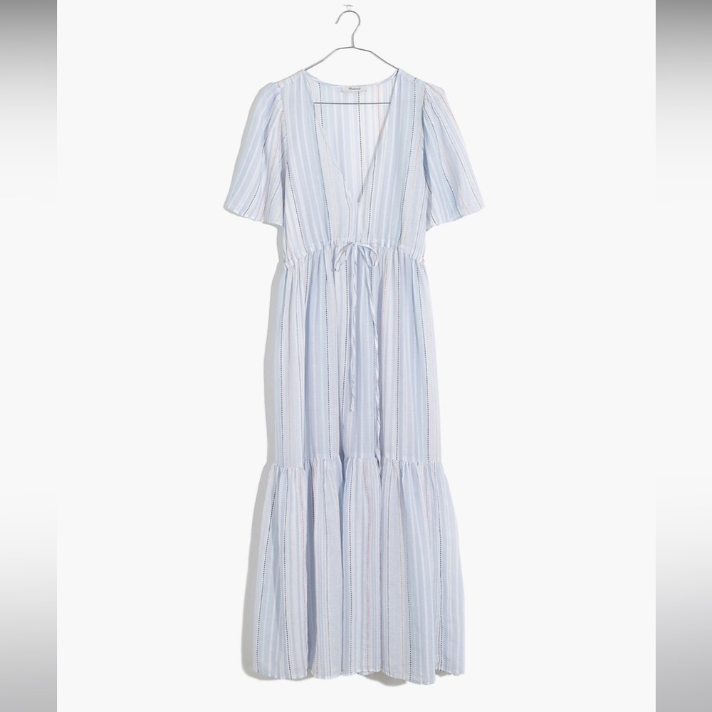 SOLD NWT Madewell Tiered Cover-Up Midi Dress